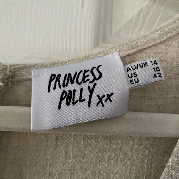 *SOLD* Princess Polly Zara Romper in Natural 10 - Picture 9 of 10